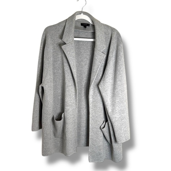 J.Crew Sophie Open Sweater Blazer Gray Size 2X - Picture 1 of 5